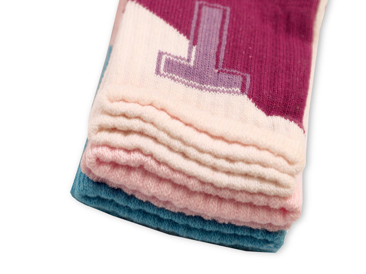 Civil Girls Cotton Socks 3Pk #4108 (S-22)