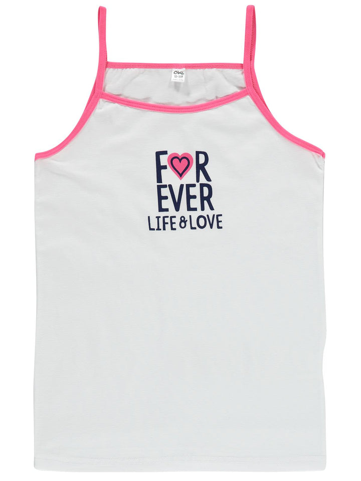 Civil Girls Cotton Vest & Panty Set #CVL4004-10 (S-22)