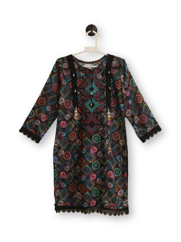 Tony Land Girls Cotton Kurti L/S #22-656 (S-22)