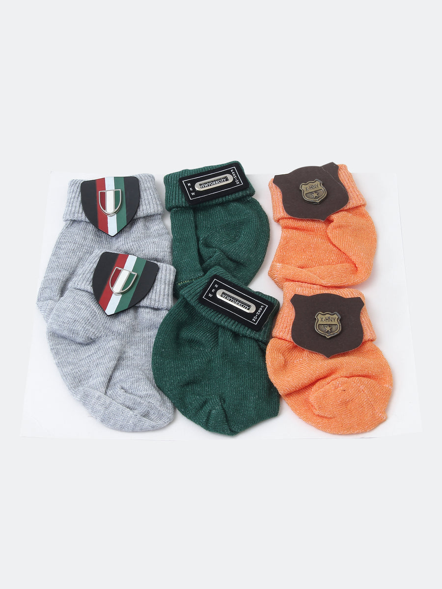 Sebi Boys Socks 3Pk #001-9501 (W-22)