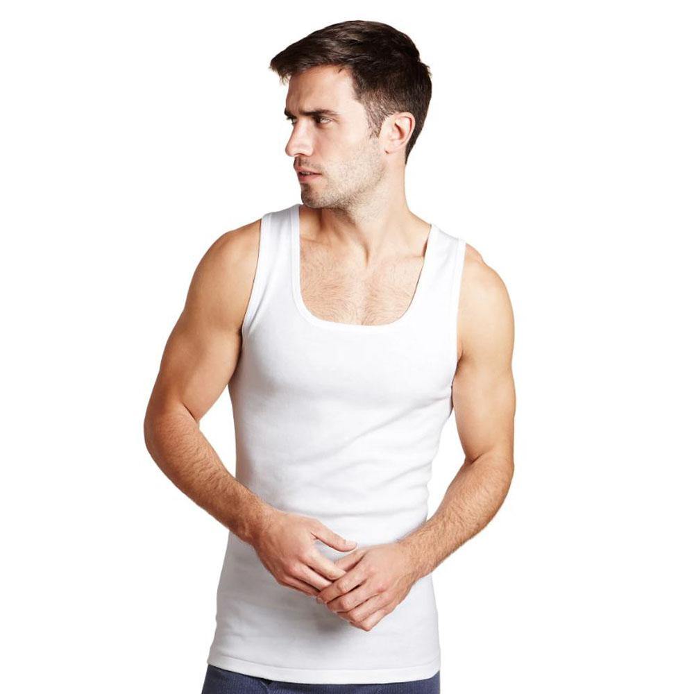 M&S Men T14/5716D Vest SleeveLess white