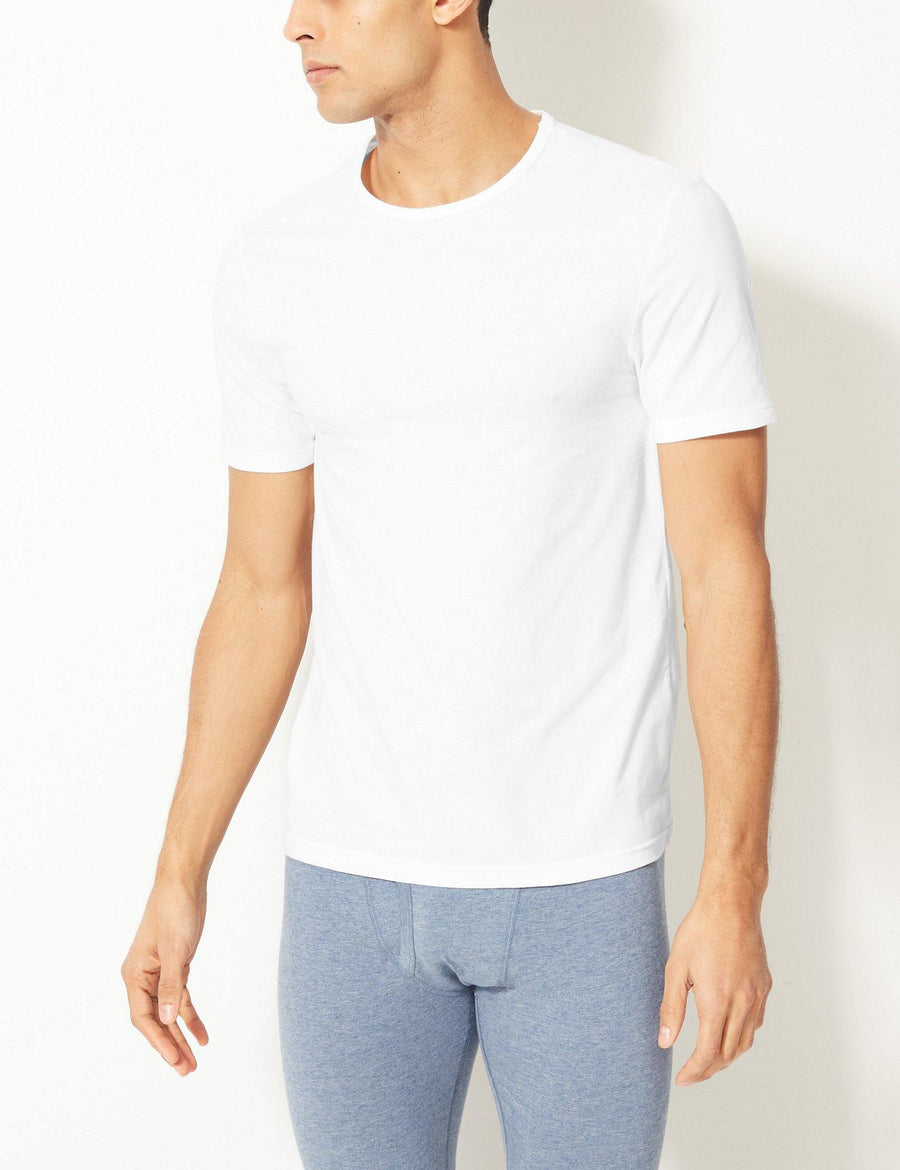 M&S Men Cool & Fresh S/S Pack of 2 Crew Neck Vest T14/4534S