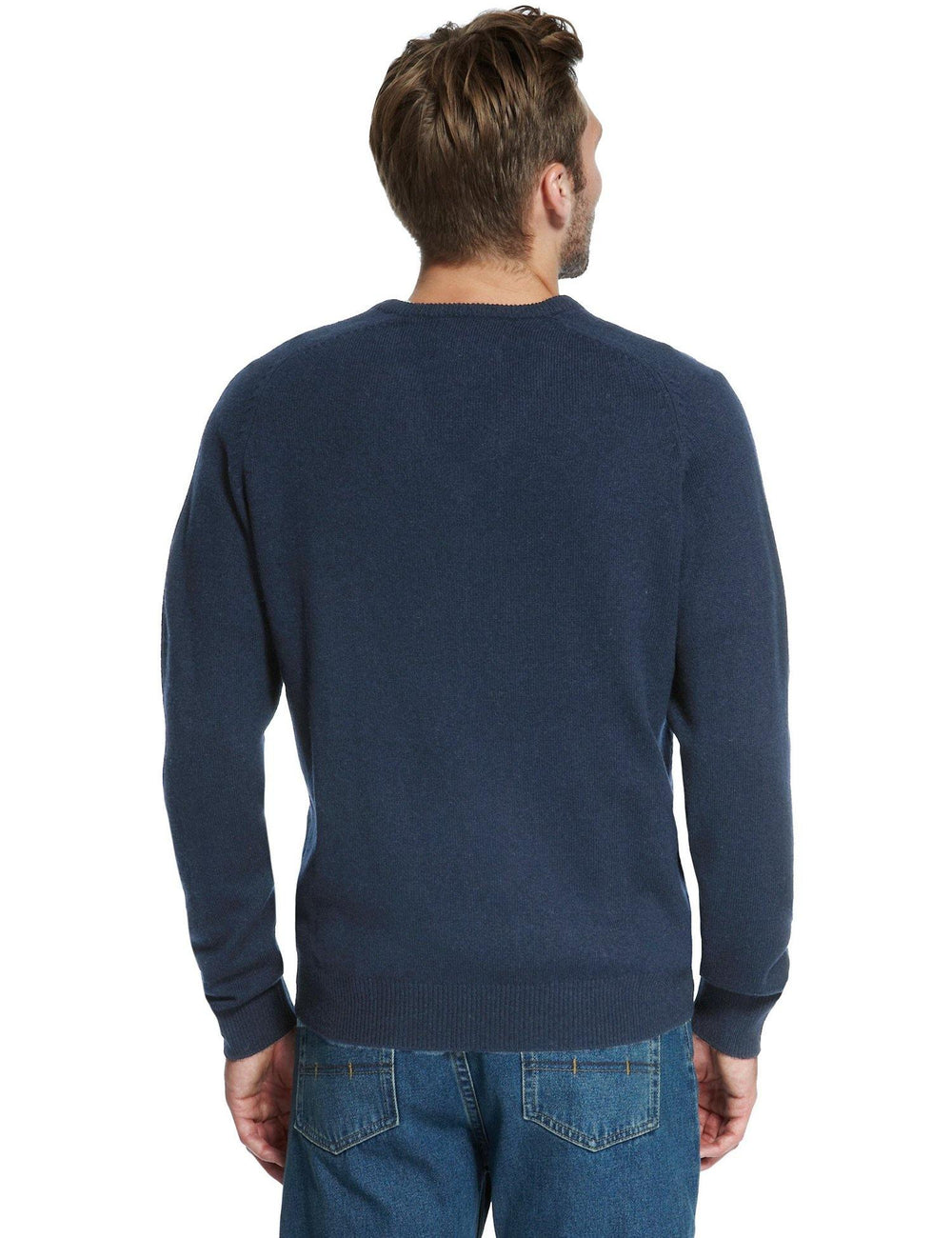 M&S Men L/S Lambs wool V-Neck Jersey T30/2549M