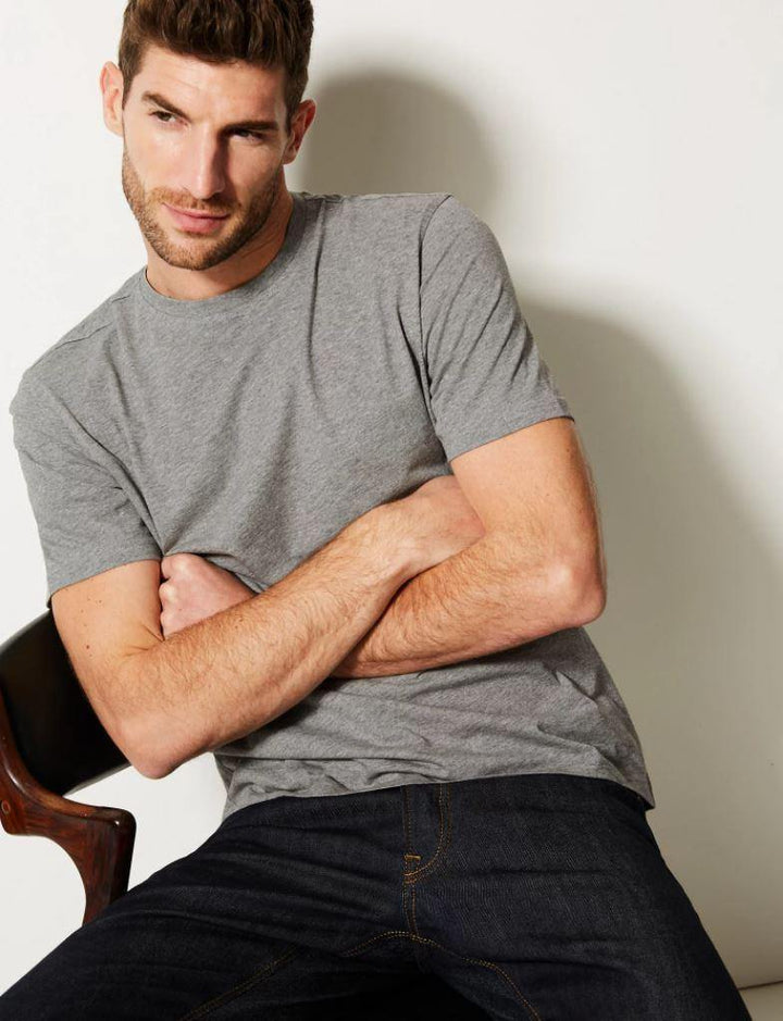 M&S Mens R-Neck S/S T-Shirt T28/5311M