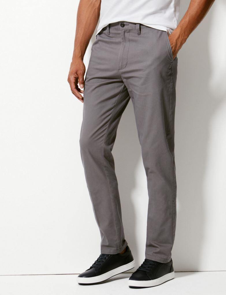 M&S Men Cotton Pant Chino T17/6373M
