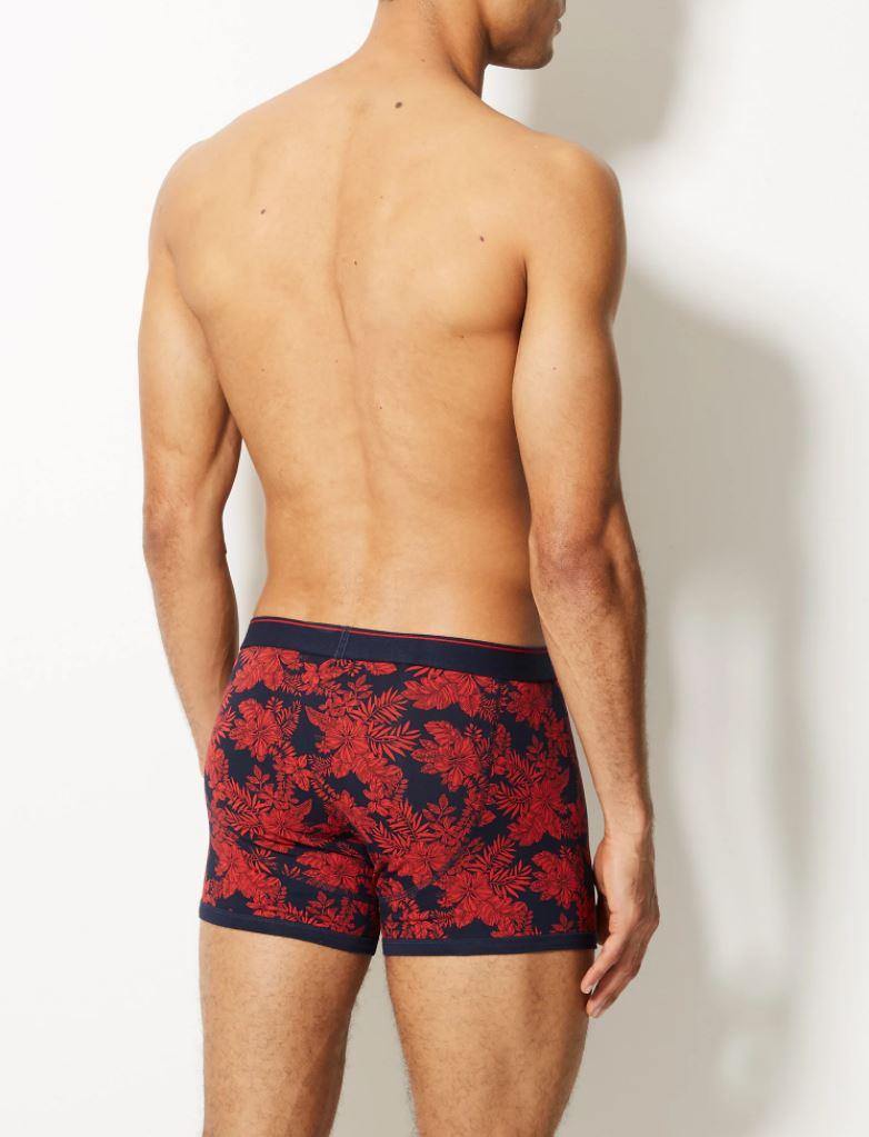 M&S Mens Cool & Fresh Pack of 3 Trunks T14/4624S