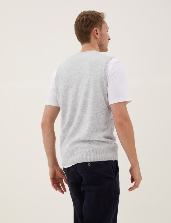 M&S Mens S/L Sweater Lambswool T30/2538M