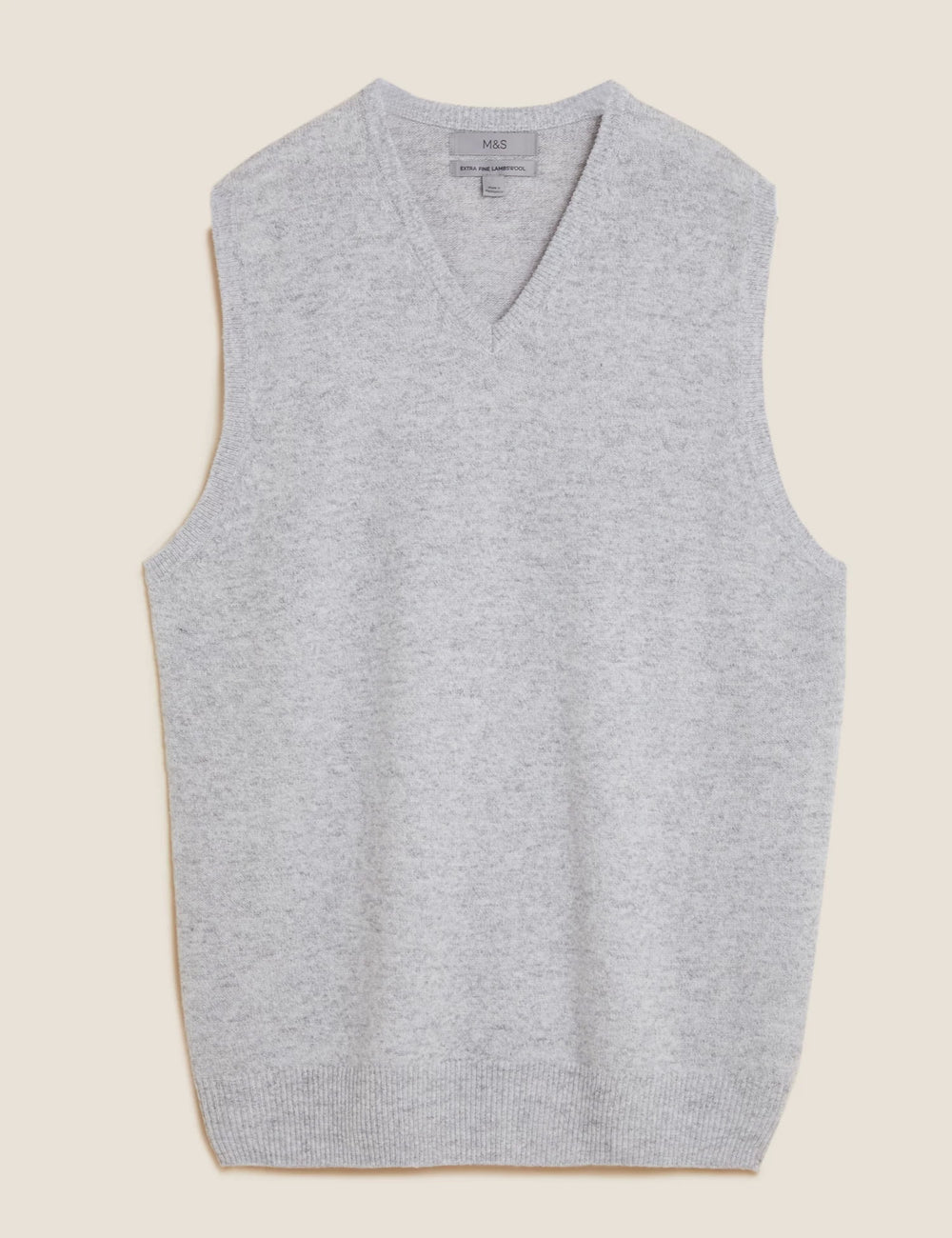 M&S Mens S/L Sweater Lambswool T30/2538M