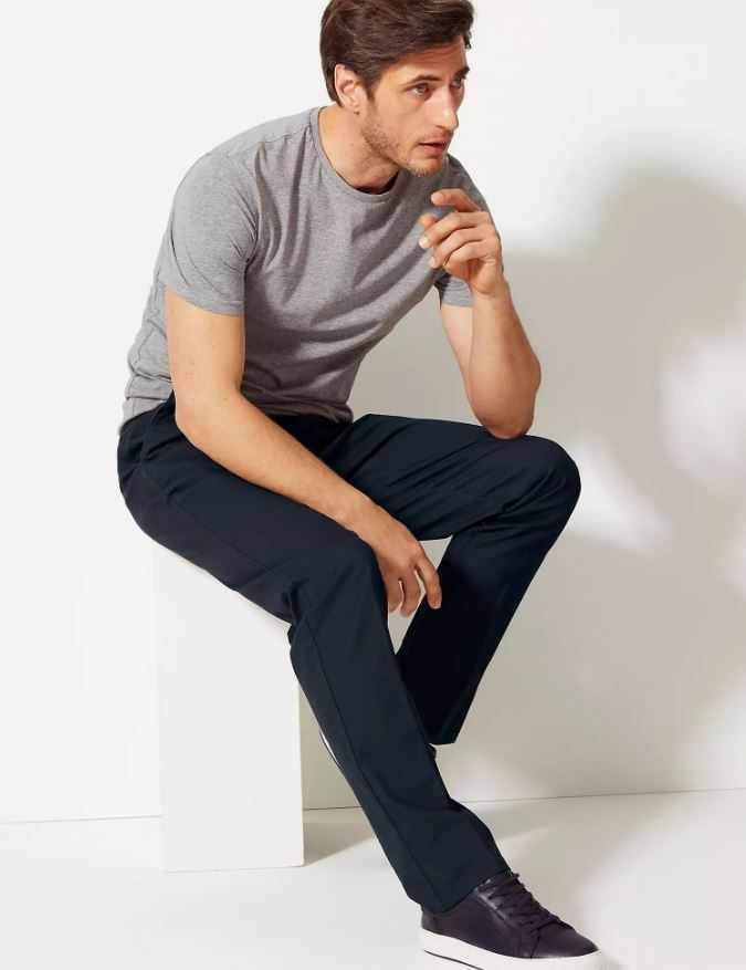 M&S Mens Cotton Chino T17/6612M