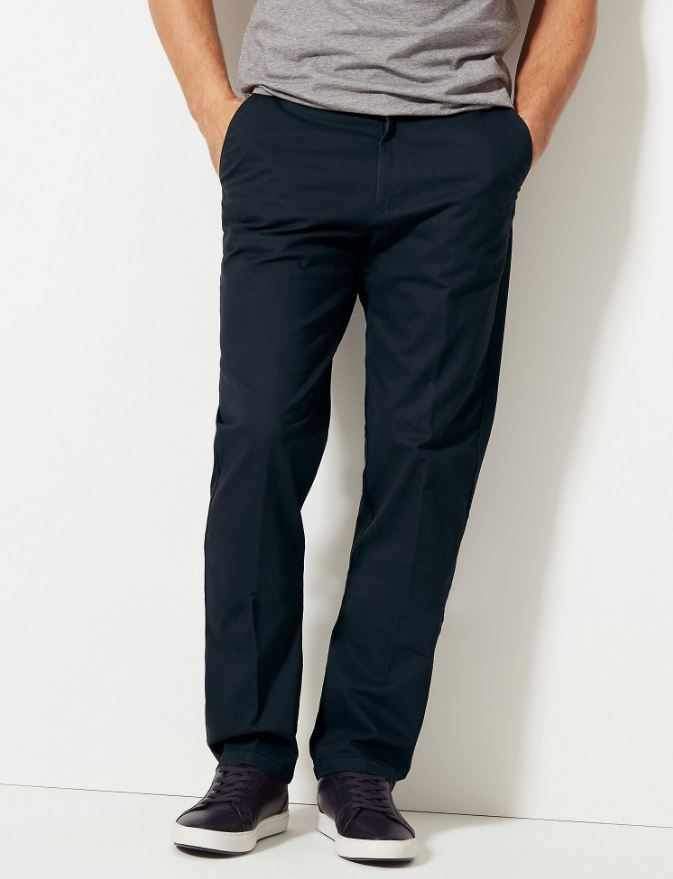 M&S Mens Cotton Chino T17/6612M