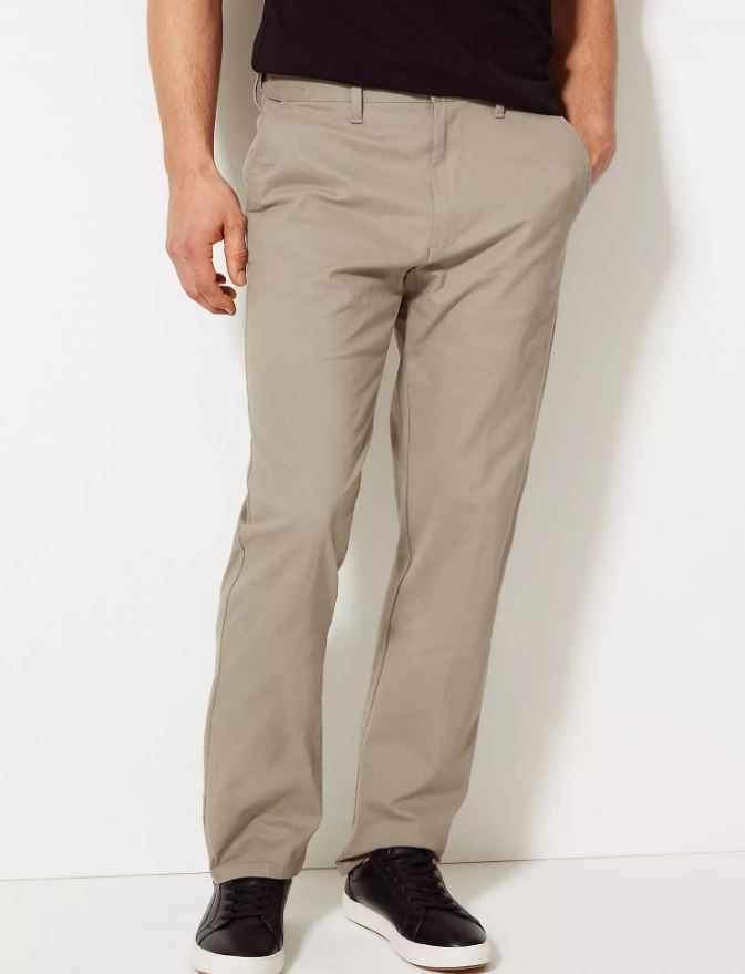 M&S Mens Cotton Chino T17/6612M