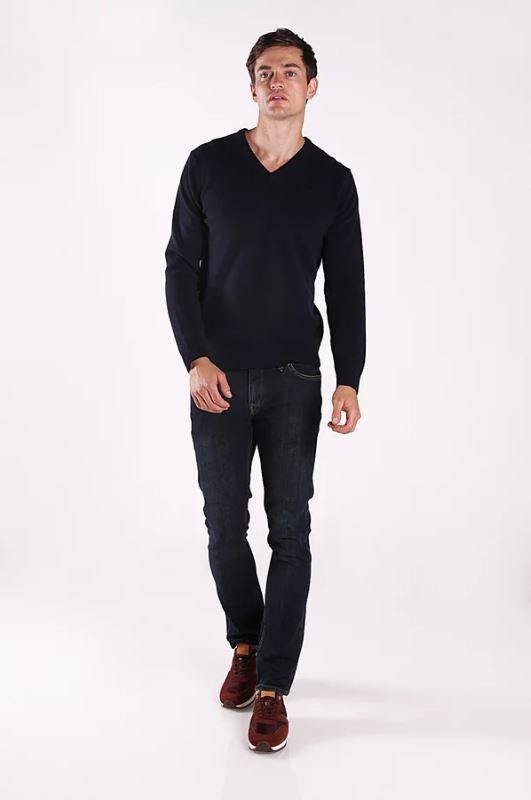 Hackett Mens Lambswool F/S V-Neck Jersey HM702079