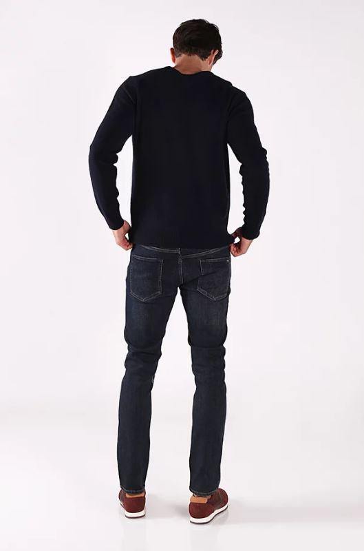 Hackett Mens Lambswool F/S V-Neck Jersey HM702079