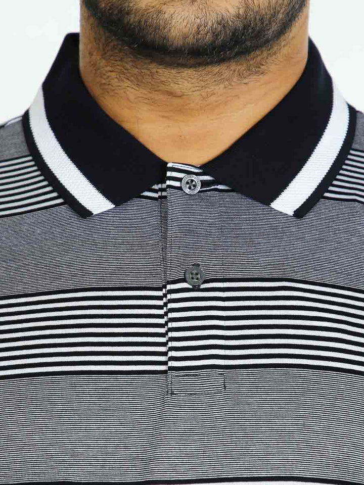 M&S Mens Stripper Polo T-Shirt T28/3225