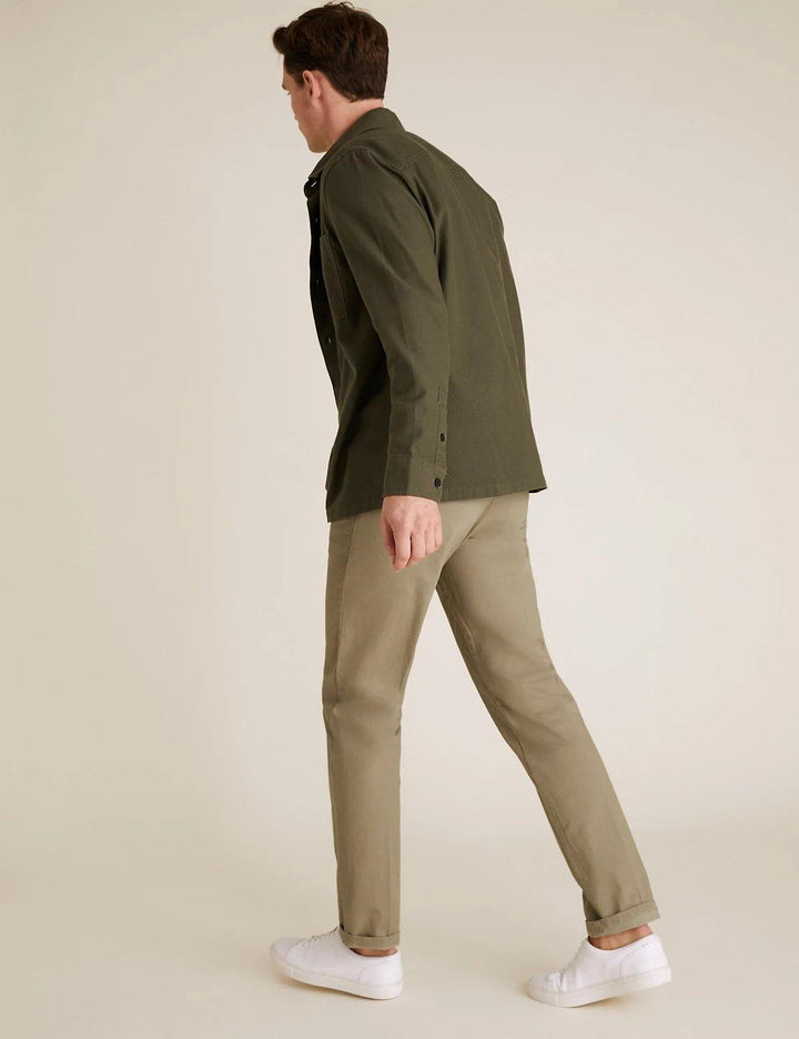 M&S Mens Cotton Pant Chino T17/6612