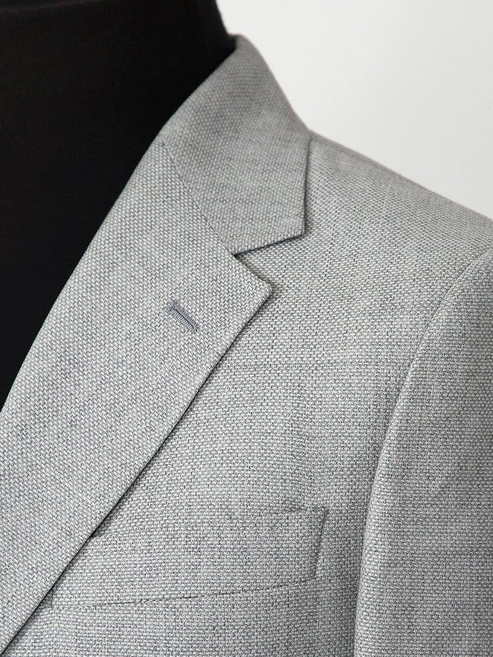 H & C Mens F/S Wool Plain Blazer COPWR130