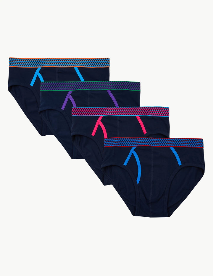 M&S Mens Cool & Fresh Pack of 4 Brief  T14/6709S