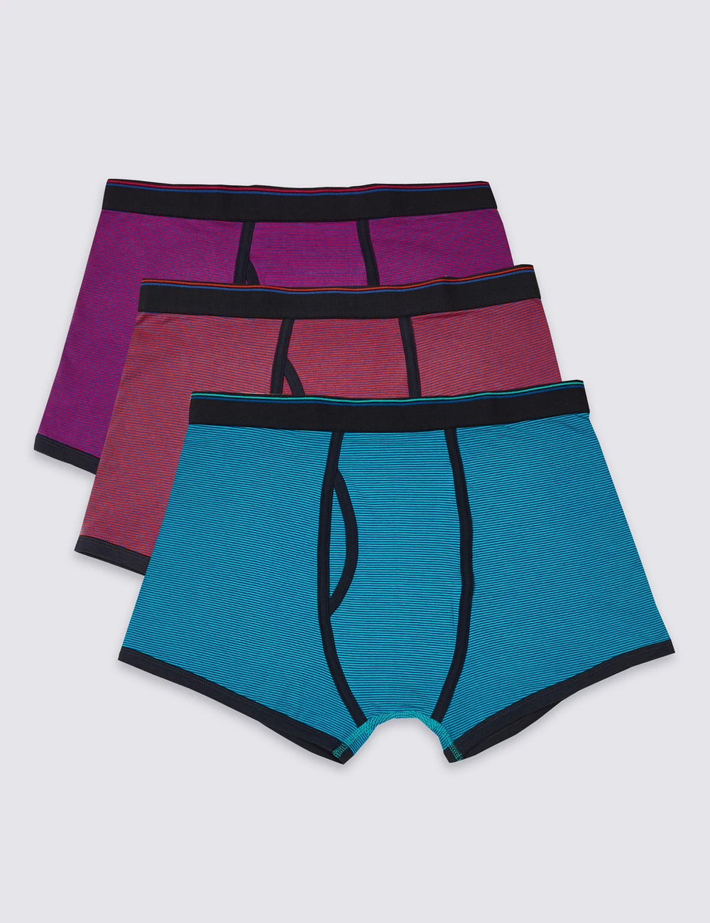 M&S Mens Cool & Fresh Pack of 3 Trunks T14/4693S