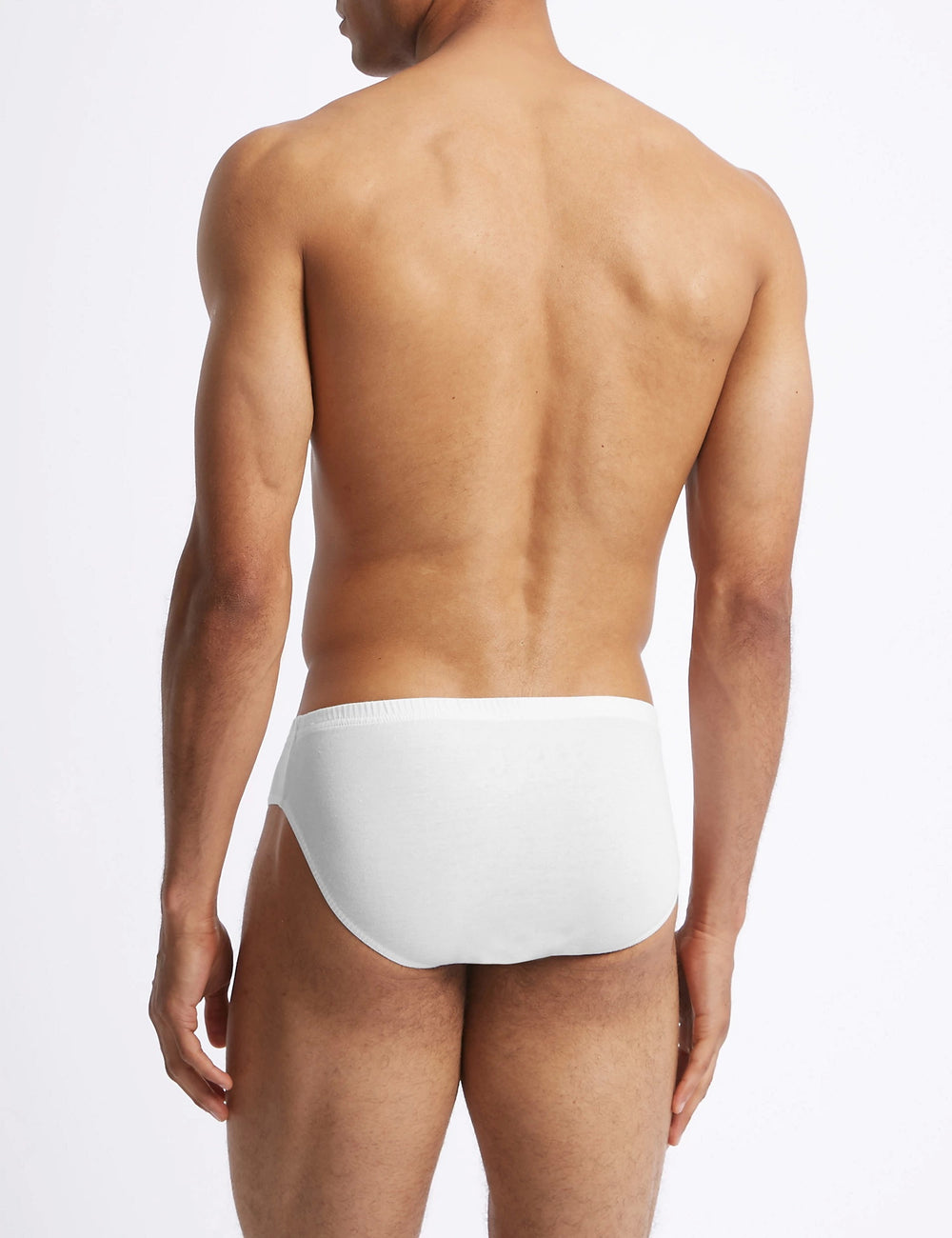 M&S Mens Cotton Slip Pack Of 4 T14/2260V