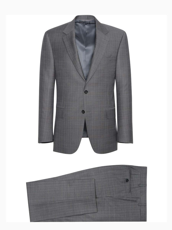 Canali Mens Classic Suit 100% Wool 11280-19