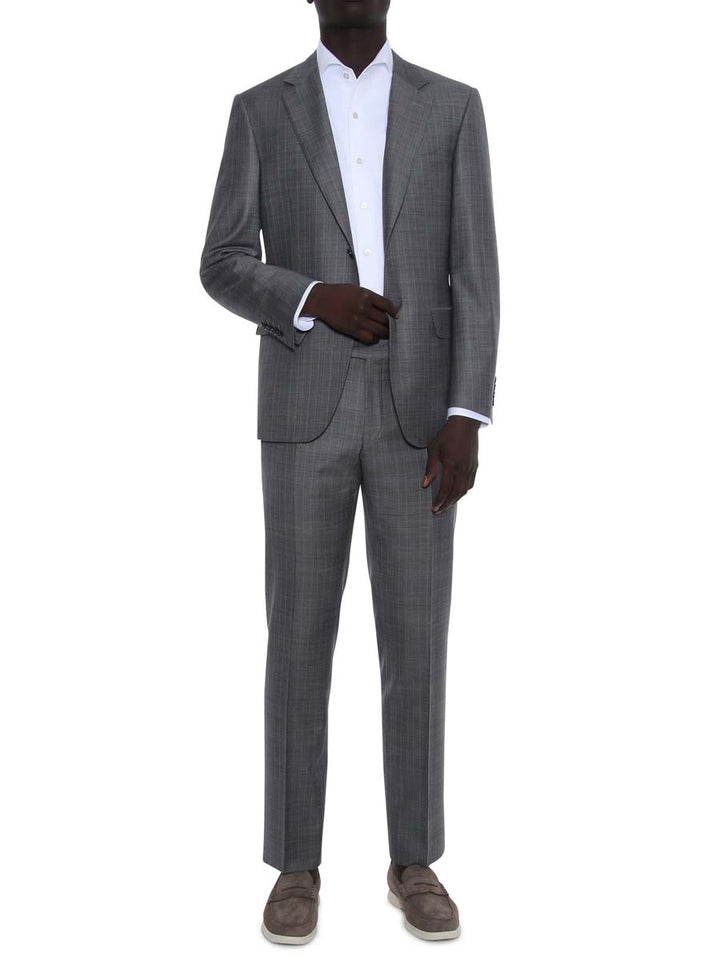 Canali Mens Classic Suit 100% Wool 11280-19