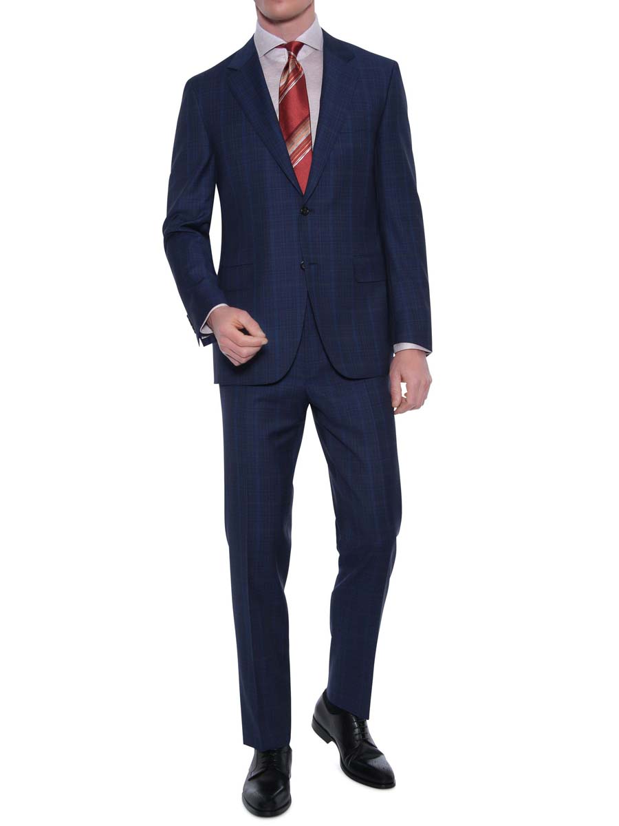 Canali Mens Classic Suit 100% Wool 11280-19