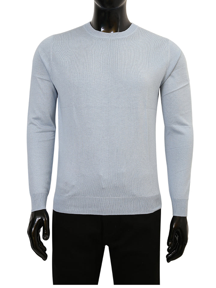 Van Kukil Mens Pure Cahsmere R-Neck F/S Jersey SS21-M002