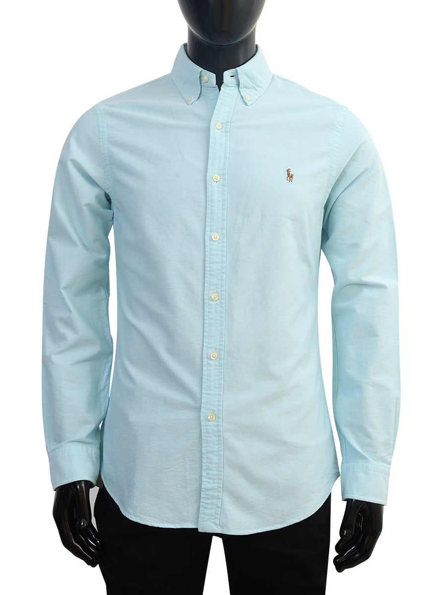R-L Men F/S Plain Casual Shirt-10020