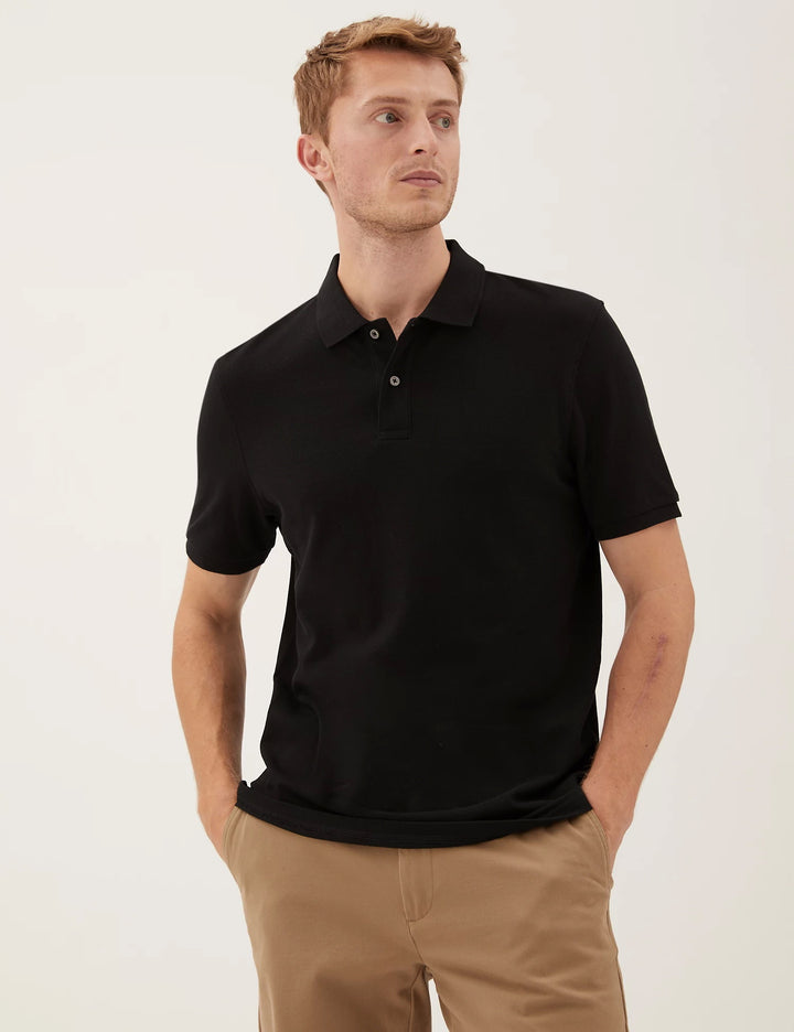M&S Mens S/S Plain Polo T28/5032M