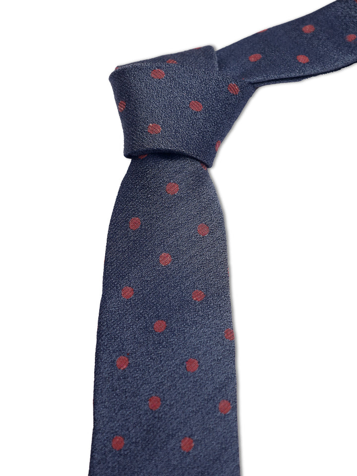 TM Lewin Mens (80%Silk 20% Wool) Dotted Tie 64600