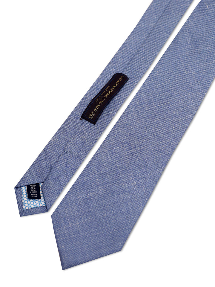 TM Lewin Mens (75%Wool15%Silk 10% Linen) Plain Tie 64656