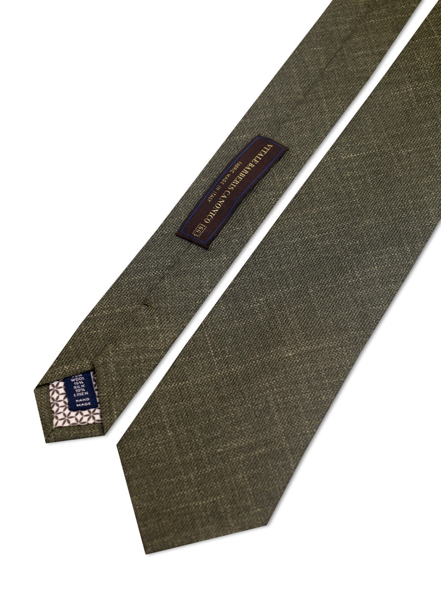 TM Lewin Mens (75%Wool15%Silk 10% Linen) Plain Tie 64660