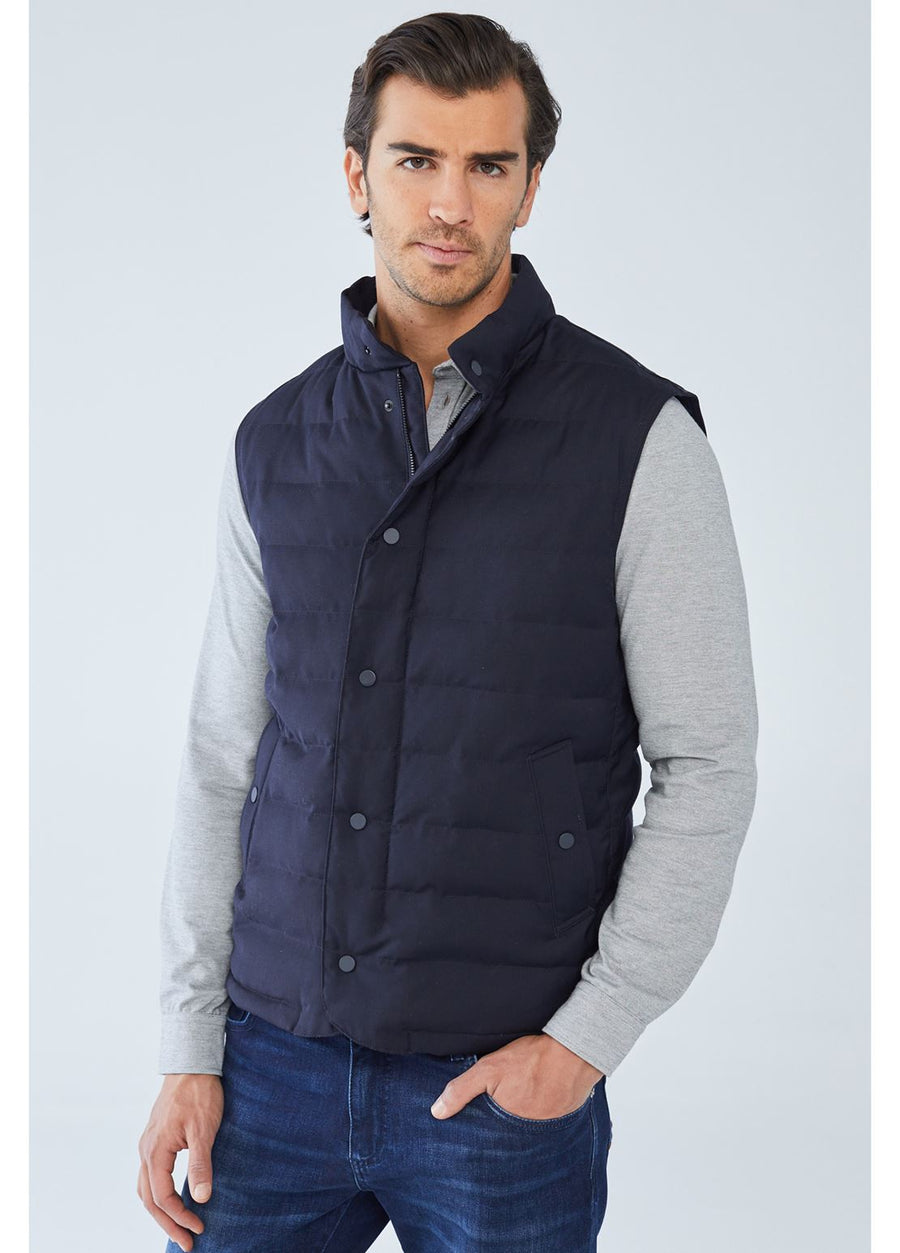 Boris Becker men Knitted Gillet 21WBBMJKT0000