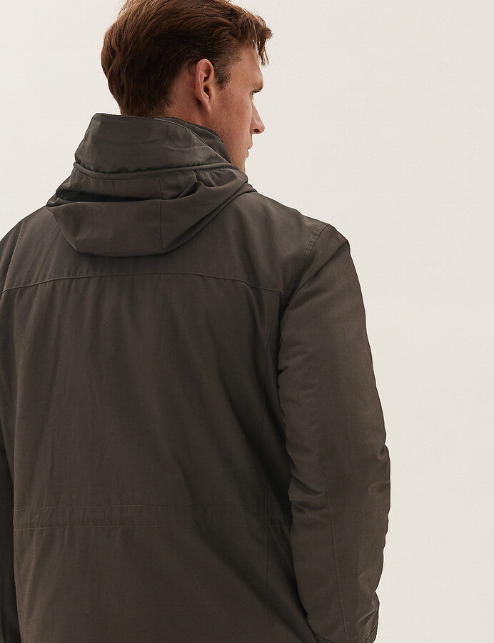 M&S Mens L/S Parachute Jacket T16/6656M