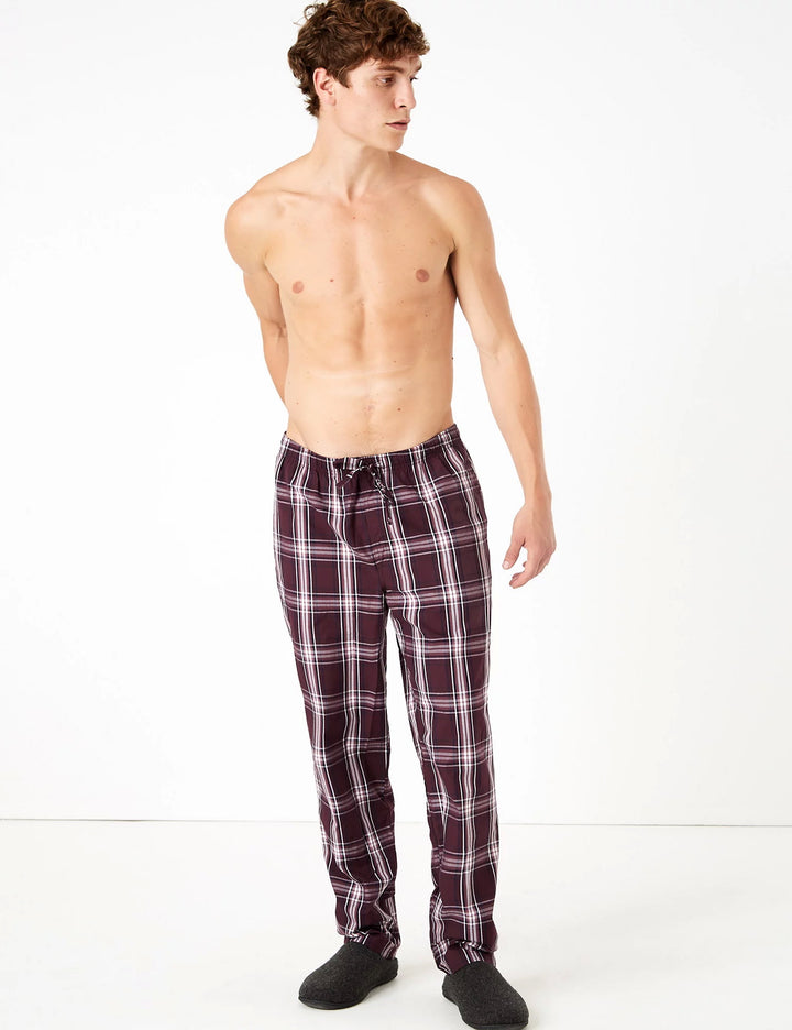 M&S Mens Kintted L/S T-Shirt & Pajama T07/3142