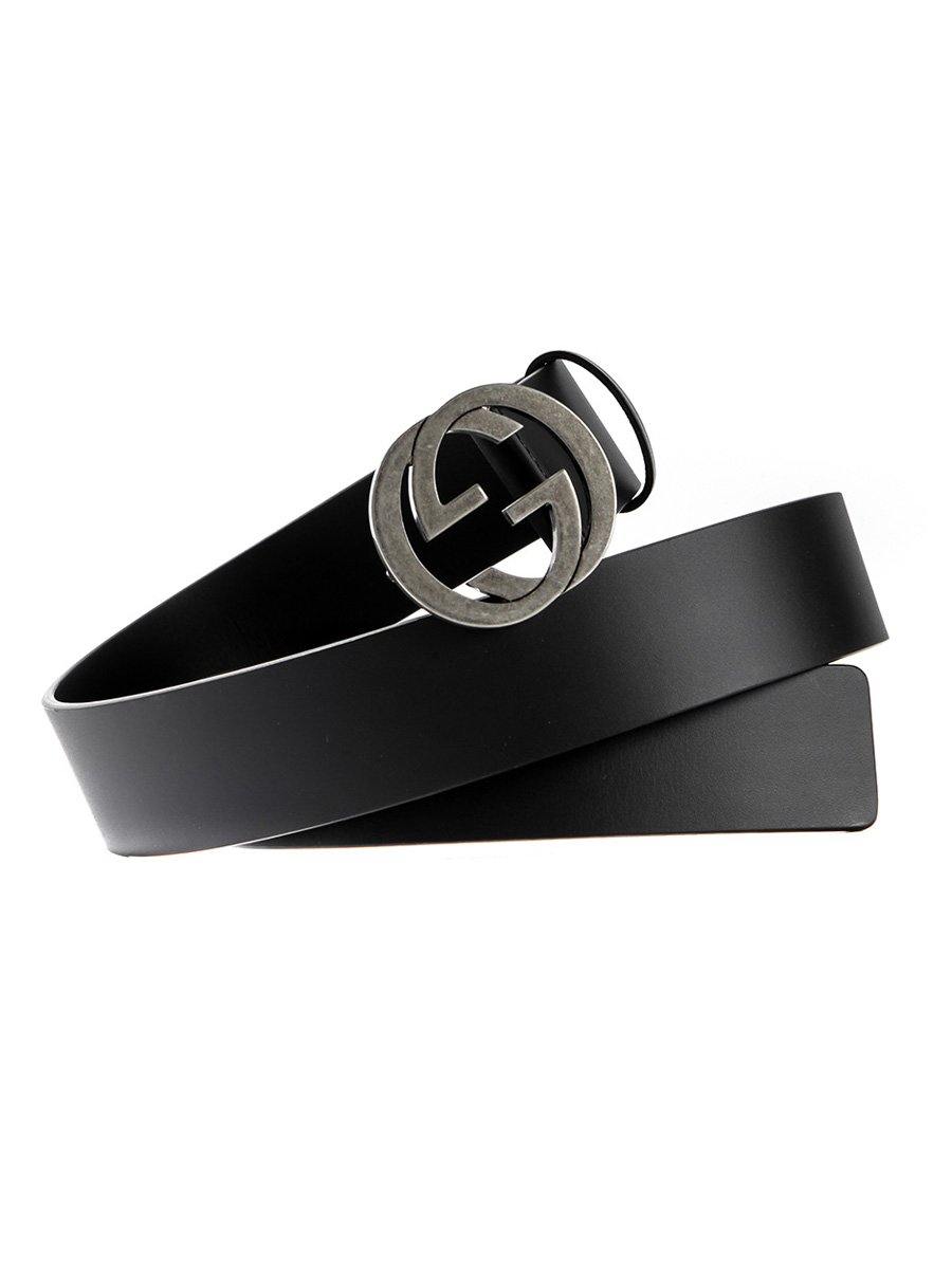 Gucci Men Leather Belt 546389BGHON 100 40 Blue