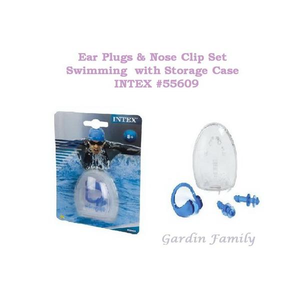 INTEX EAR PLUGS & NOSE CLIP COMBO S 55609