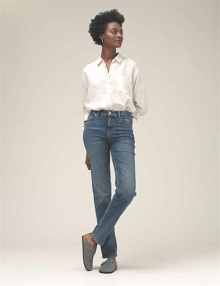 M&S The Sienna Straight High Rse Jeans T57/7566