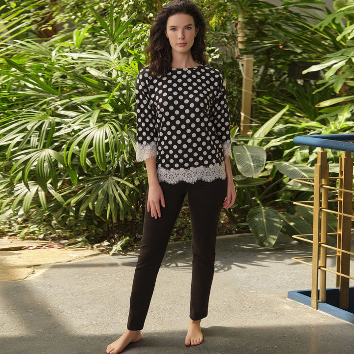 Anil Ladies Pajama Suit (Cotton Mix) 9760