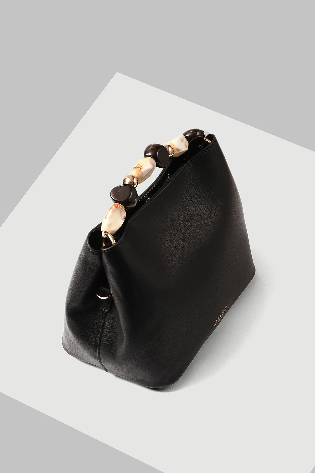 Christina Black Bucket Bag