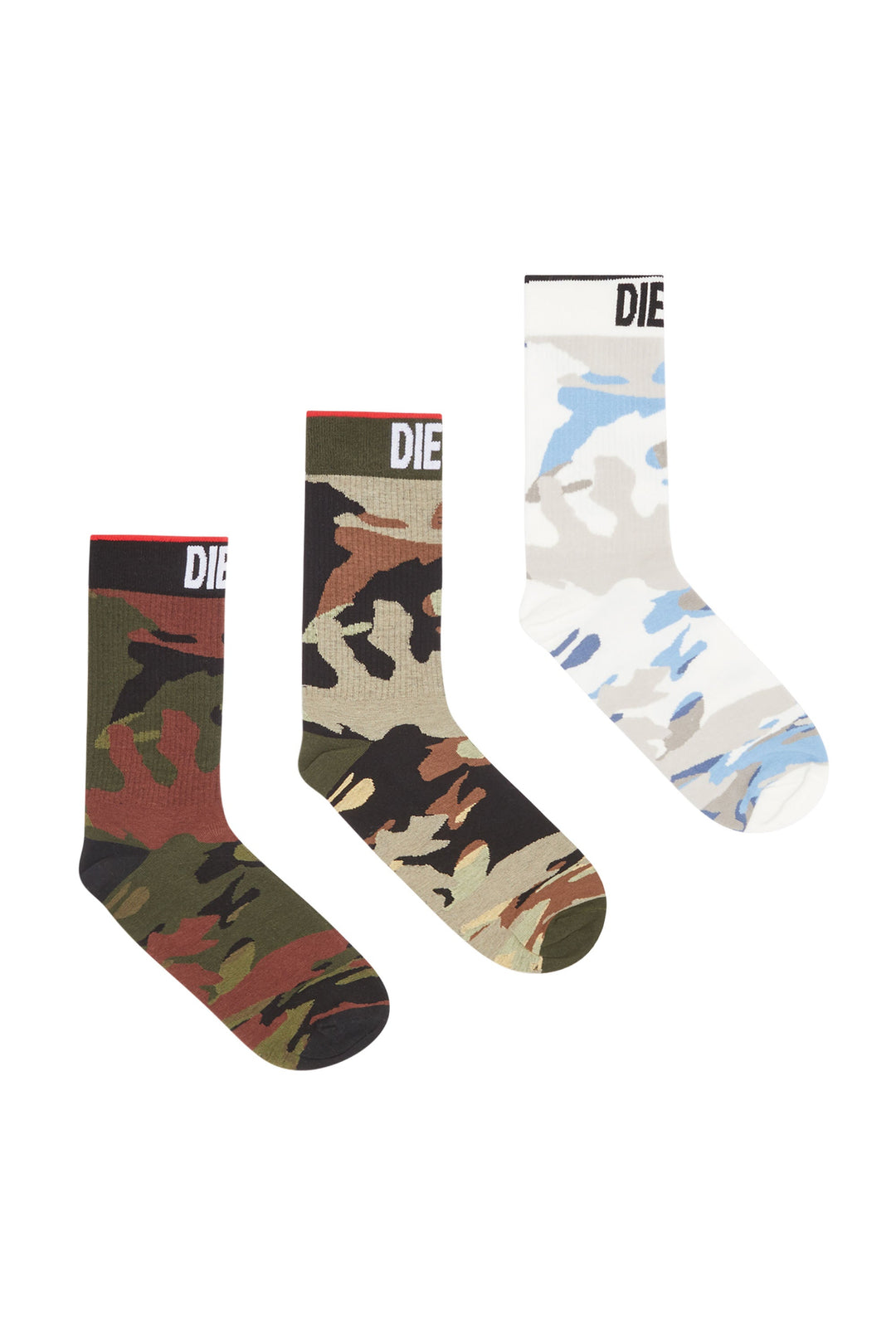 Men Skm-Ray-Threepack Socks 00SAYJ-0WFAD-E6396