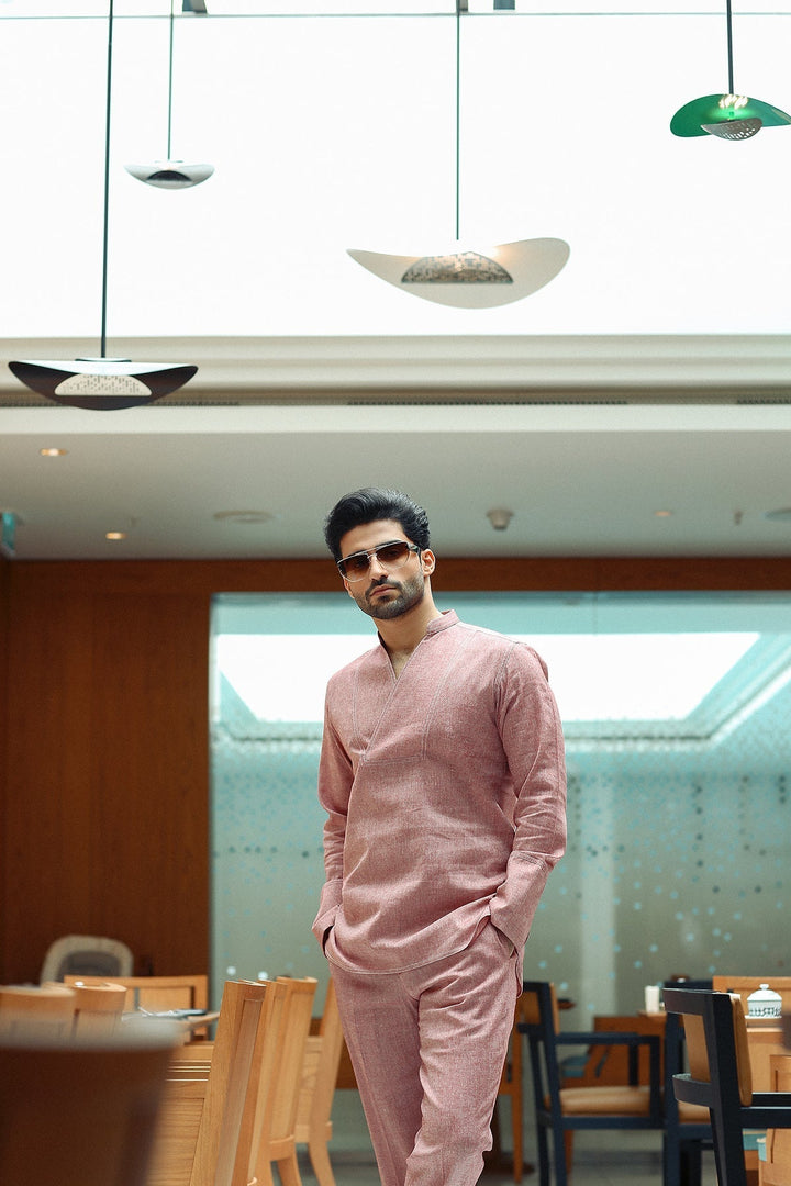 Modern Yarn-Dyed Cotton Suit