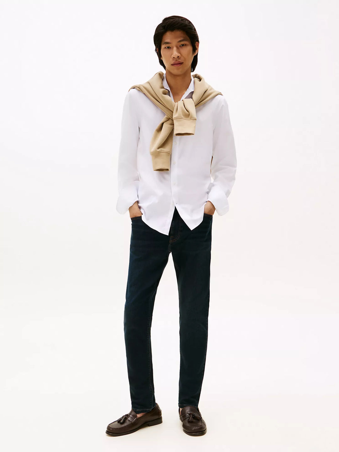 TH Men L/S Formal Shirt 01T0533-CRB