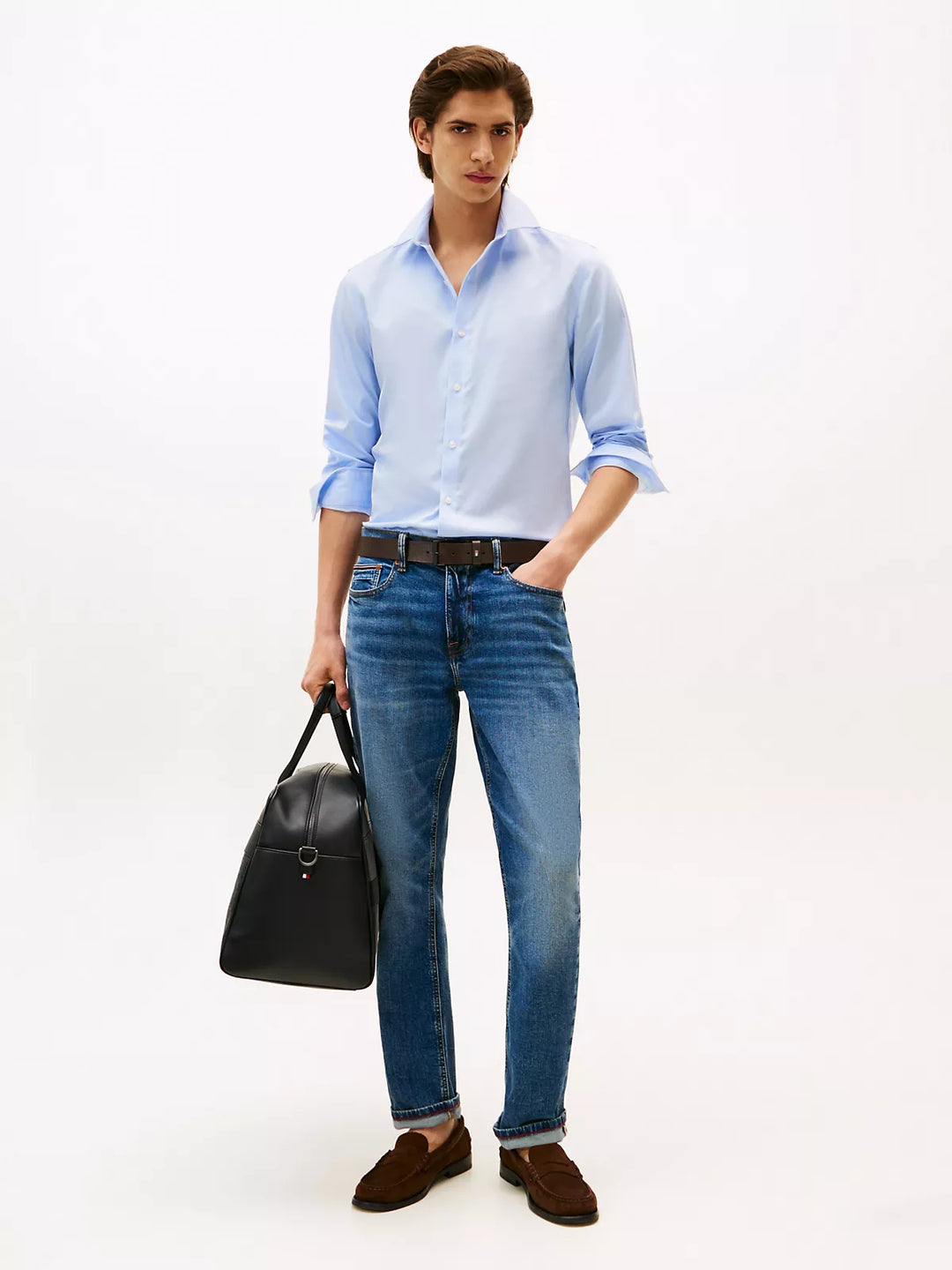 TH Men L/S Formal Shirt 01T0533-CRE