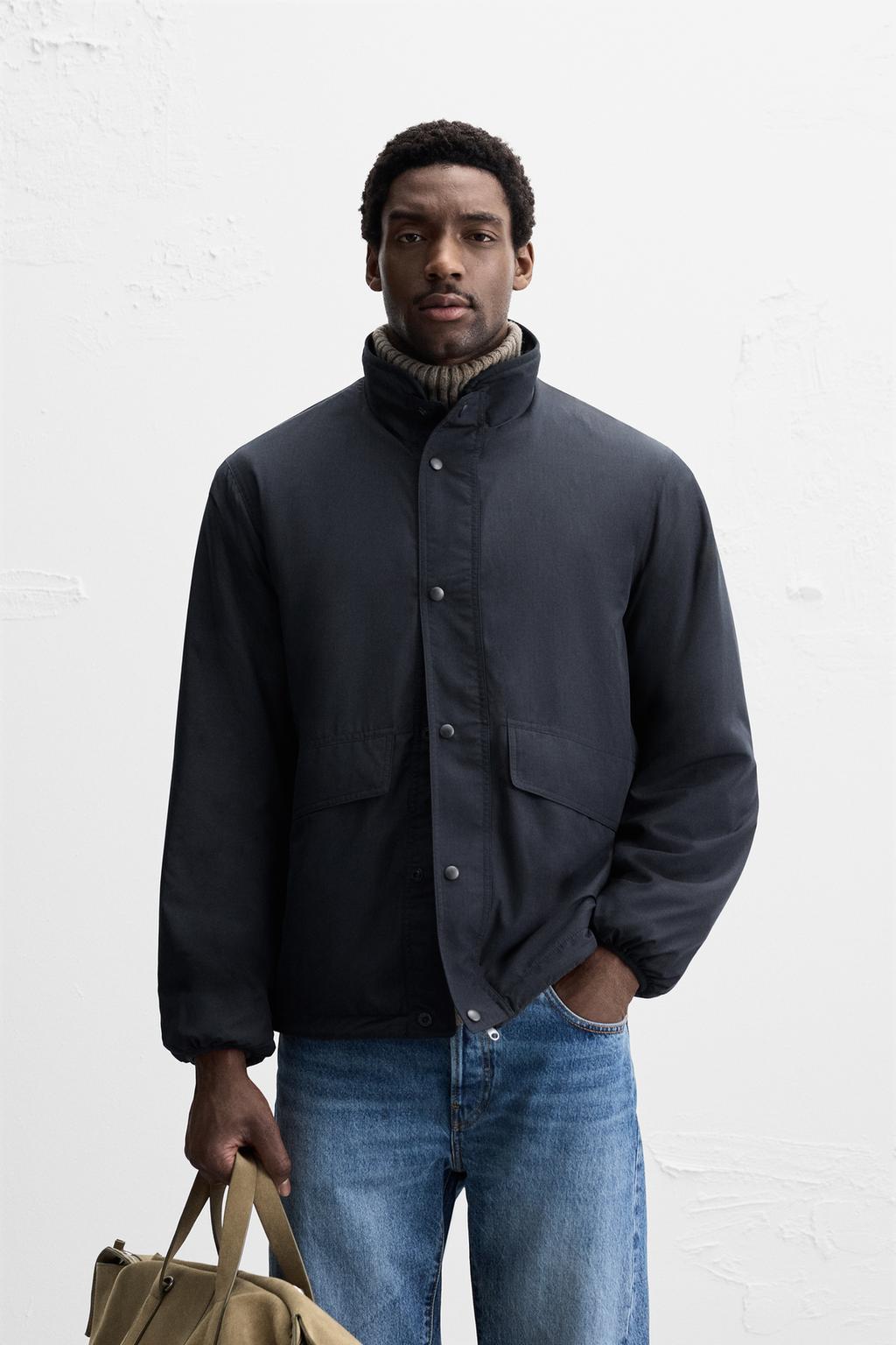 Zara Man L/S Parachute Jacket 3286/386/407