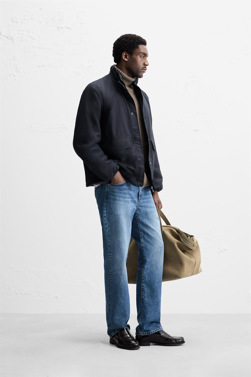 Zara Man L/S Parachute Jacket 3286/386/407