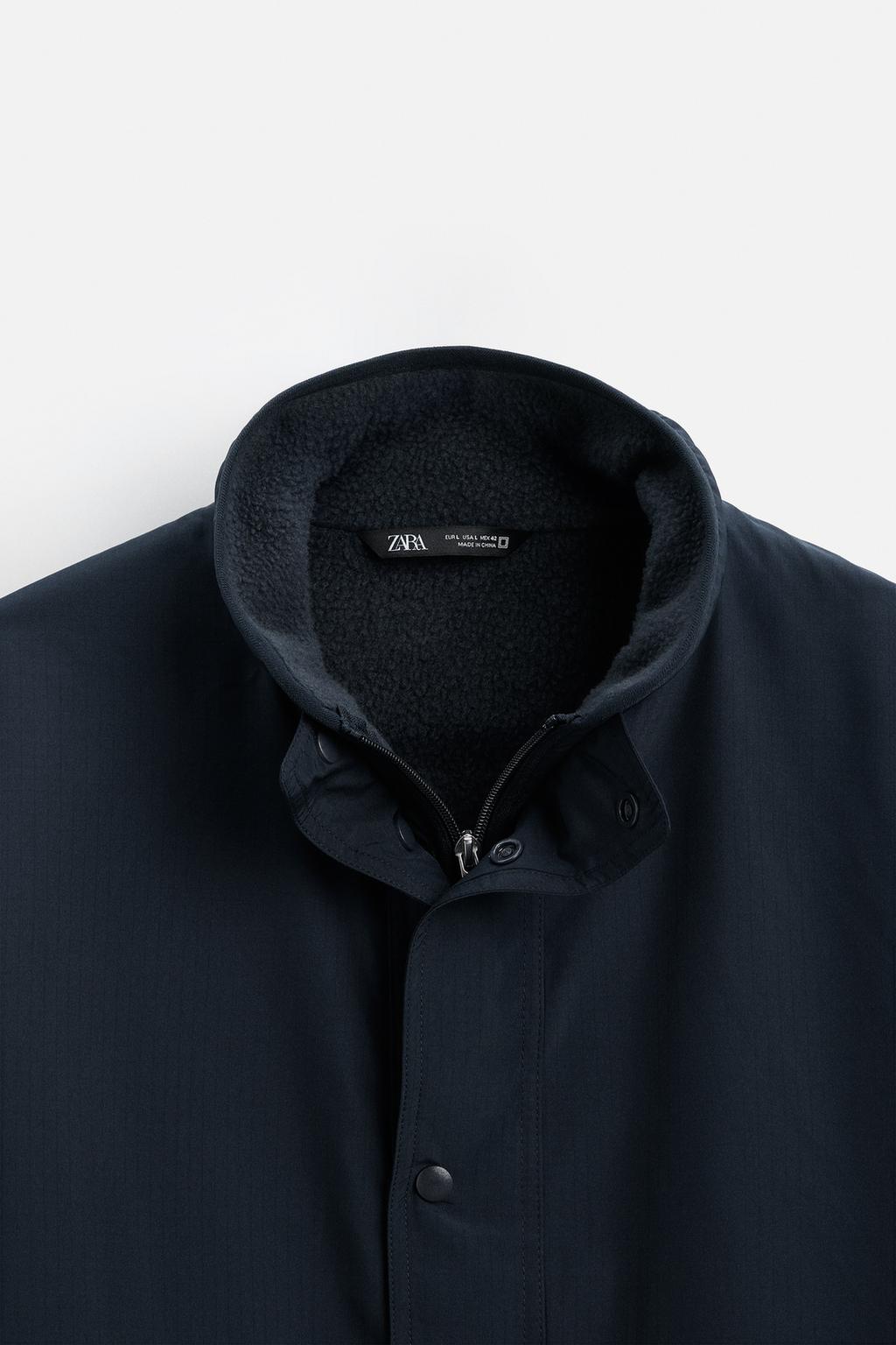 Zara Man L/S Parachute Jacket 3286/386/407