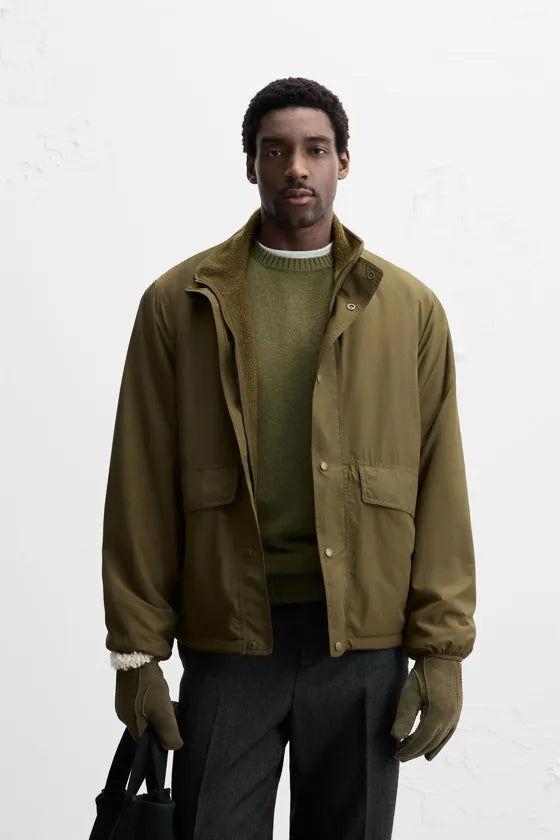 Zara Man L/S Parachute Jacket 3286/386/506