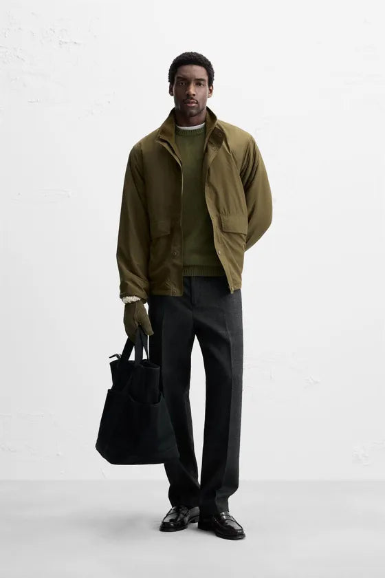 Zara Man L/S Parachute Jacket 3286/386/506