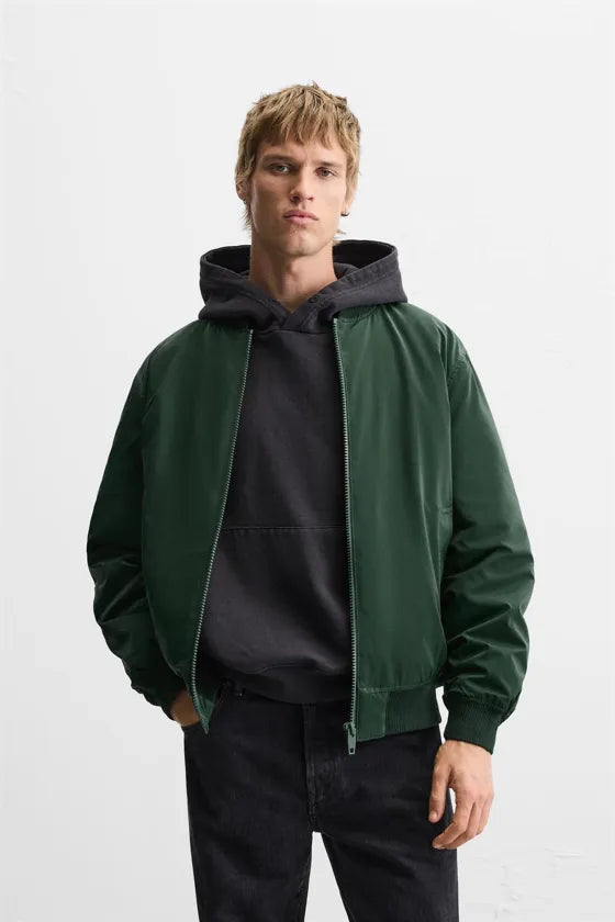 Zara Man L/S Parachute Jacket 4302/320/526
